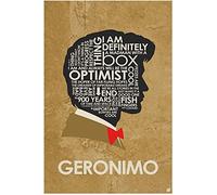 Cartel de metal con texto en inglés "Doctor Who, Matt Smith, de Typography by Pop Artist de 20 x 30 cm