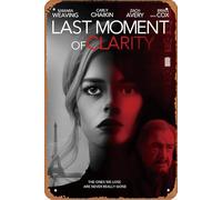 Cartel de metal con texto en inglés "Last Moment of Clarity 2020" (20,32 x 30,48 cm), diseño retro vintage