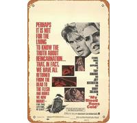 Cartel de metal con texto en inglés «My Blood Runs Cold Movie», 20,3 x 30,5 cm, decoración de pared retro vintage