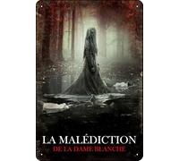 Cartel de metal con texto en inglés "The Curse of La Llorona (2019) para decoración de pared retro vintage de 20 x 30 cm