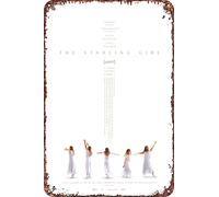 Cartel de metal con texto en inglés "The Starling Girl" para decoración de sala de estar, cafetería, letrero decorativo para pared, 30,5 x 20,3 cm