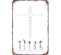 Cartel de metal con texto en inglés "The Starling Girl" para decoración de sala de estar, cafetería, letrero decorativo para pared, 30,5 x 20,3 cm