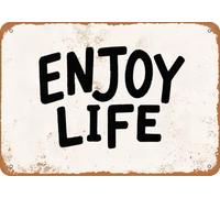 Cartel De Metal Mira A Tu Esposa Feliz, Vida Feliz Resistente Al Desgaste Y Duradero Metal Estaño Signo Retro Placas Metálicas para WC Baño Restaurante 20X30Cm