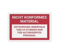 Cartel De Metal Nicht Konformes Material Alemán No Es Fácil De Deformar Chapas Metalicas Divertido Metal Estaño Signo para Taberna Baño Club 20X30Cm