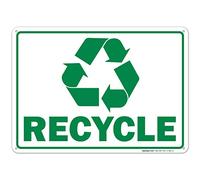 Cartel de metal retro de Inga de reciclaje divertido de 20 x 30 cm