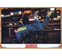 Cartel de metal retro Out for JUSTICE Original US Lobby Card 2 Steven Seagal William Forsythe Jerry Orbach Movies Poster Tin Sign 20.3 x 30.5 cm, póster clásico de película y televisión, letrero de