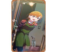 Cartel de metal retro para decoración de pared con texto en inglés "Love Live!, Kanon Shibuya, Love Live! Superstar!!