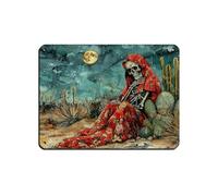 Cartel de metal vintage con diseño de pareja de esqueletos del Día de los Muertos (36) para decoración de pared del hogar, 30 x 40 cm