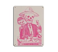 Cartel de metal vintage con diseño de tequila rosa para decoración de pared, bar, bar, decoración de pared, póster retro de 12 x 16 pulgadas (30 x 40 cm)