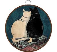 Cartel de metal vintage con texto en inglés "You And Me We Got This Cat", regalo para amantes de los gatos, regalo para mamá de gato, regalo para pareja, regalo para ella, decoración de estilo retro