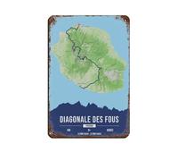 Cartel de metal vintage de Oklahoma City para decoración de pared, bar, bar, decoración de pared, póster retro de 20 x 30 cm