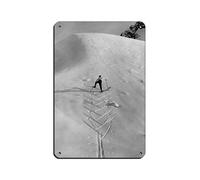 Cartel de metal vintage para escalada de esquí, escaladores, pub, club, cafetería, bar, decoración de pared para el hogar, póster retro de 20 x 30 cm