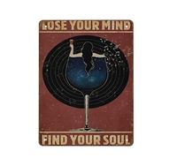 Cartel de música Lose Your Mind Find Your Soul Cartel de chapa retro Cartel de metal Placa de cartel vintage Bar de café Decoración para el hogar al aire libre Cocina Pintura de hierro Cafe Club Man C