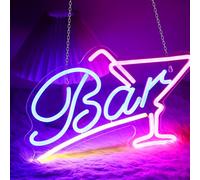 Cartel de neón para bar, USB, letrero LED personalizado, luz regulable, acrílico LED decorativo para casa, restaurante, fiesta, club