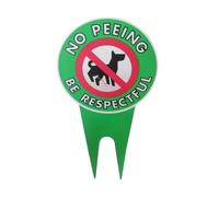 Cartel de prohibición de de perro - Aluminio resistente a la intemperie 30