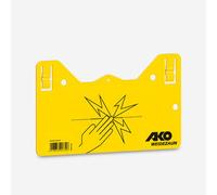 Cartel de señalización valla eléctrica equitación ako amarillo ......