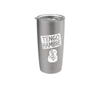Cartel de Tengo Hambre Cute I'm Hungry! Vaso térmico de acero inoxidable de doble pared