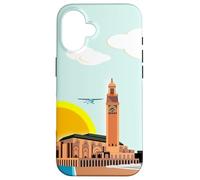 Cartel de Viaje de Casablanca Marruecos Carcasa para iPhone 16