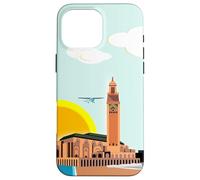 Cartel de Viaje de Casablanca Marruecos Carcasa para iPhone 16 Pro MAX