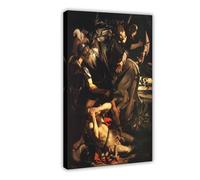 Cartel decorativo para pared, diseño de Conversión de San Pablo por Caravaggio para bar, restaurante, garaje, cafetería, marco de regalo, 50,8 x 76,2 cm