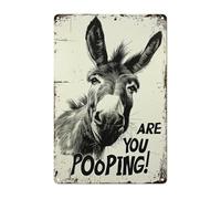 Cartel Divertido Para Baño - Póster Retro Gracioso Para Aseo - Letrero Gracioso Para Pared Del Lavabo | Para Aseo Baño Cuarto De Invitados Interior Y Exterior