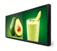 Cartel LED Programable para Negocio - Pantalla LED Publicitaria con USB para Tienda o Restaurante, Panel Luminoso Compacto para Pared o Colgar, Ideal Anuncio (28.6in)