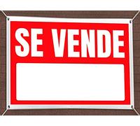 Cartel Lona PVC SE Vende Personalizado (250 x 130 cm)
