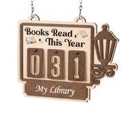 Cartel para mostrar libros leídos este año - Colgante colgante colgante para objetivos de lectura y desafíos | Rastreador de los libros que he leído este año - Para estudiantes, autores, Biblia