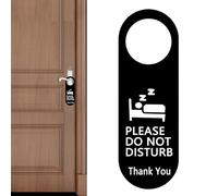 Cartel para puerta con texto en alemán "Bitte nicht stören", cartel para puerta de oficina de doble cara, cartel de acrílico para puerta - Señal de reunión para clínicas, hoteles, hogares, oficinas