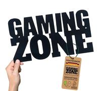 Cartel para puerta de gaming, juego para la puerta, juego de configuración, decoración para habitación de juegos, sala de juegos, zona de juego, pegatina de pared, decoración para habitación juvenil,