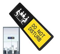 Cartel para puerta, doble cara con indicador de estado, señal de bienvenida por favor toque, adecuado para casa, baño, hotel, apartamento, oficina, reunión y centro de negocios