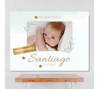 Cartel Personalizable Ceremonia Geranio (Textos Personalizables), Tamaño 100x80cm, Papel 180gr, Decoración de Ceremonias