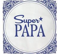 Cartel Personalizado - Deco Tile Super Papa - Placa Decorativa - Regalo para Padre - Flamingo