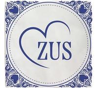 Cartel Personalizado - Deco Tile Zus - Placa Decorativa - Regalo para Hermana - Flamingo