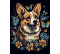 Cartel Placa De Pintura Decoración Metal Cartel Vintage Pared Muestra Placa Para Hogar Jardín Cerveza 20X30Cm Corgi En El Jardín