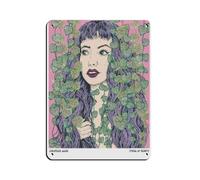 Cartel retro de metal con diseño de cadena de corazones, arte elegante, pintura de hierro, bar, cueva de personas, cafetería, familia, garaje, póster decorativo de pared, 30 x 40 cm