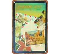 Cartel retro de metal con texto en inglés "My Morning Jack" de Broomfield II, cartel vintage para cafetería, bar, hombre, cueva, oficina, garaje, hogar, decoración de pared, 30,5 x 20,3 cm