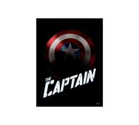 Cartel - Sanders & Sanders - Los Vengadores - 30 x 40 cm - Negro, Rojo y Blanco - Decoración de Pared