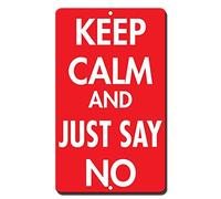 Cartel vintage de hojalata de aluminio con la frase "Keep Calm and Carry On" de Union Jack, 20 x 30 cm. Decoración de pared.