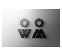 Cartel Wc Centro comercial, supermercado, residencial, arte moderno for el hogar, decoración, letrero, baño, puerta de baño acrílica, pegatina con números for pared(10,25x16cm Grey)