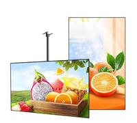 Cartelera digital comercial con pantalla LED ultrafina, pantalla dividida inteligente y almacenamiento de 8 GB para publicidad dinámica