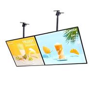 Cartelera digital LED montada en la pared, pantalla de publicidad electrónica, pantalla de póster iluminada HD para centros comerciales, exposiciones y restaurantes