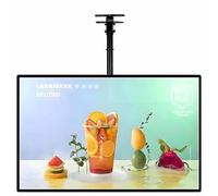 Cartelera digital LED montada en la pared, pantalla de publicidad electrónica, tablero de menús de restaurante retroiluminado, pantalla de póster iluminada HD para centros comerciales y exposiciones
