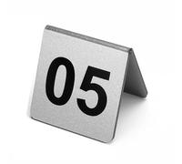 Carteles acrílicos con números de mesa para carpas Tarjetas de números mesa carpa acrílicas Multicolor Opciones cantidad 1 a 100(Silver,1 to 25)