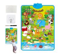 Carteles de Alfabeto para Pared de Clase | Interactivo Educativo con Sonidos e Luces | Mural para Suministros Escolares de la Instrucción en