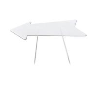 Carteles De Madera Para Colgar Señales de flechas en blanco con estacas, flechas direccionales de madera for boda, fiesta de cumpleaños, guía de camino de jardín DIY