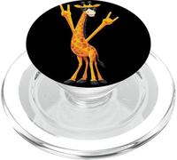 Carteles de Mano Cool Giraffe Double Rock con Estampado de Animales Punk PopSockets PopGrip para MagSafe