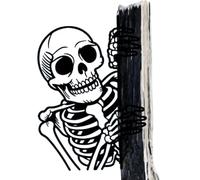 Carteles De Metal Para Halloween,Decoración De Calaveras Para Jardín - Estacas Espeluznantes Para Casa Jardín Entrada Sendero