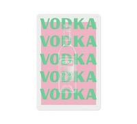 Carteles De Metal Póster De Vodka con Preparación De Cócteles, Diseño Rosa Y Verde. 20X30Cm Letrero De Metal Pared Cartel De Chapa Carteles para Habitación Hogar Cueva