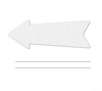 Carteles de patio en blanco para mensajes escritos a mano o impresos diseñados para durabilidad y visibilidad al aire libre (10)